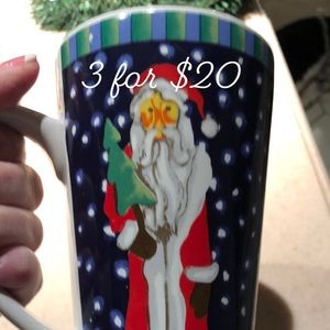Four Star Santa tall mug 3itemsfor$20